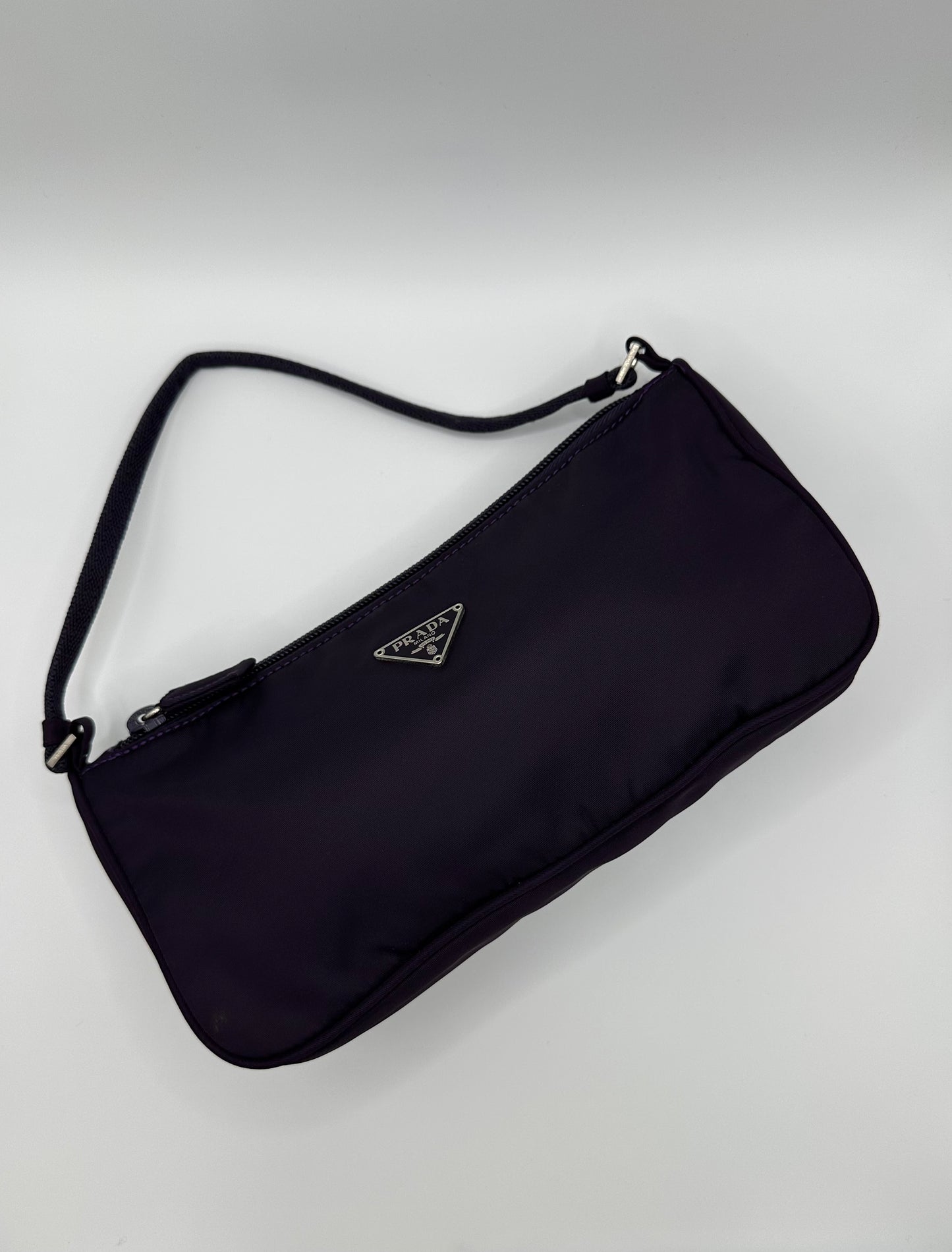 Purple Prada Nylon shoulder bag