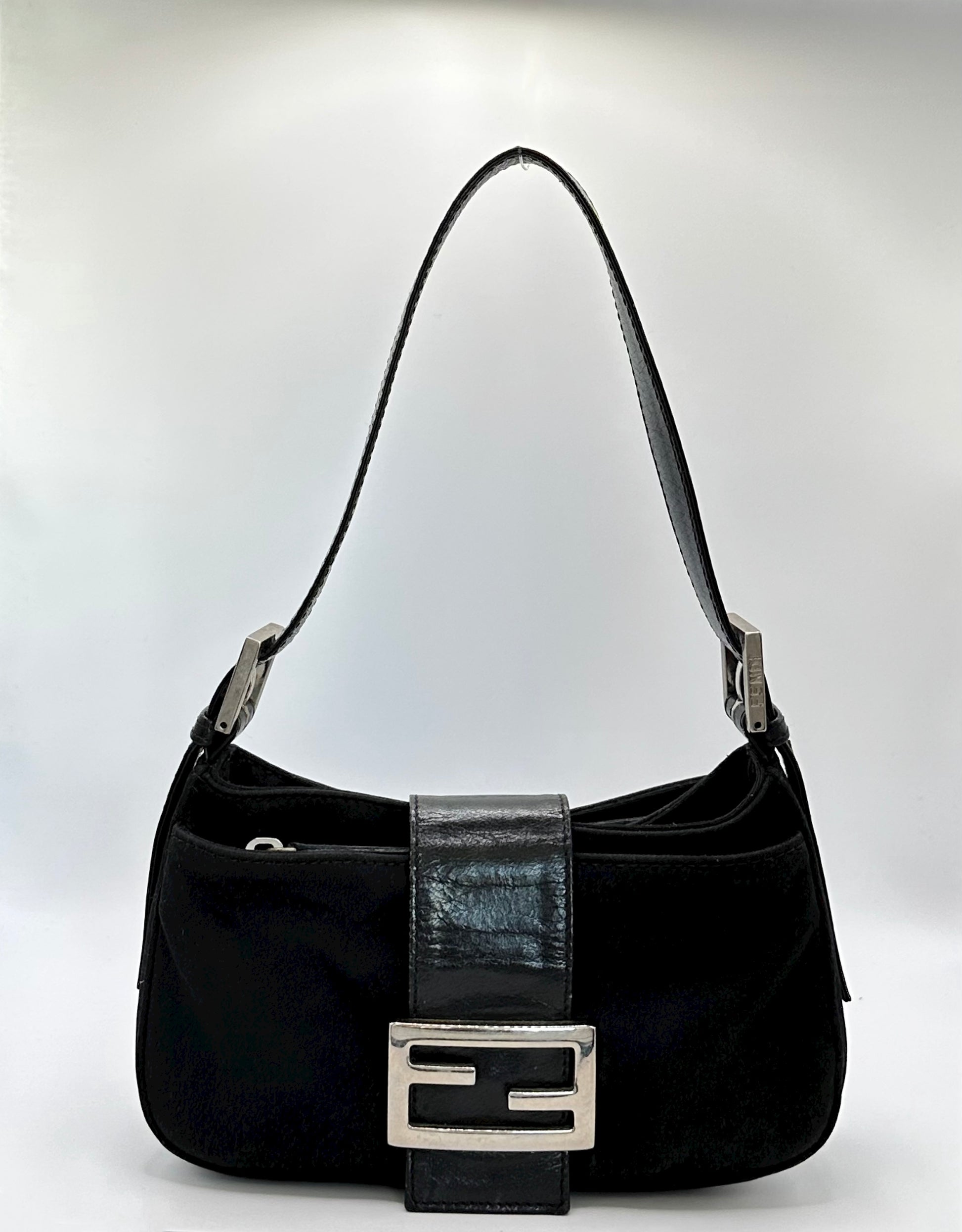 Black Vintage Fendi Croissant front photo