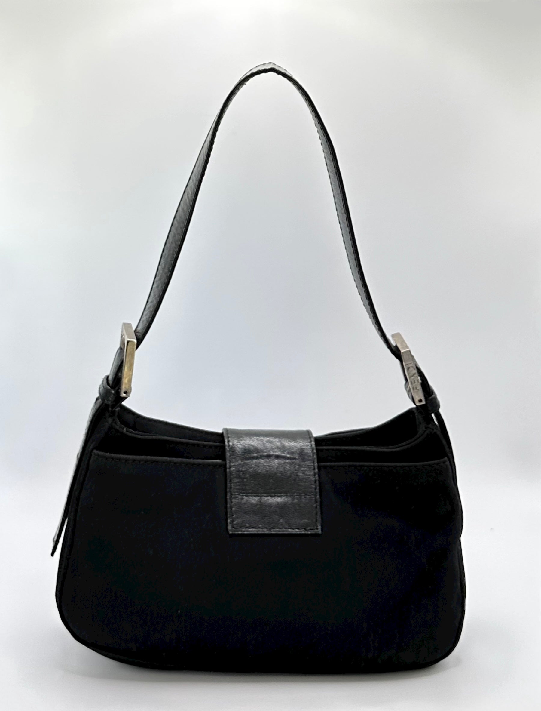Black Vintage Fendi Croissant back photo
