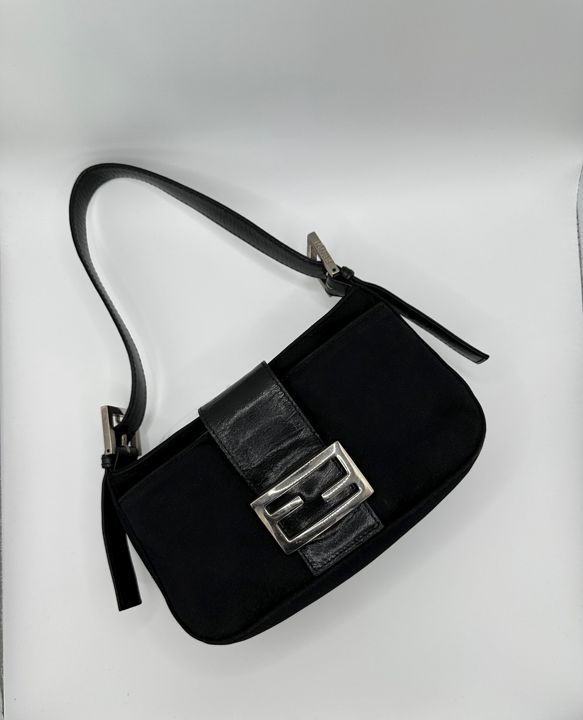Black Vintage Fendi Croissant front photo