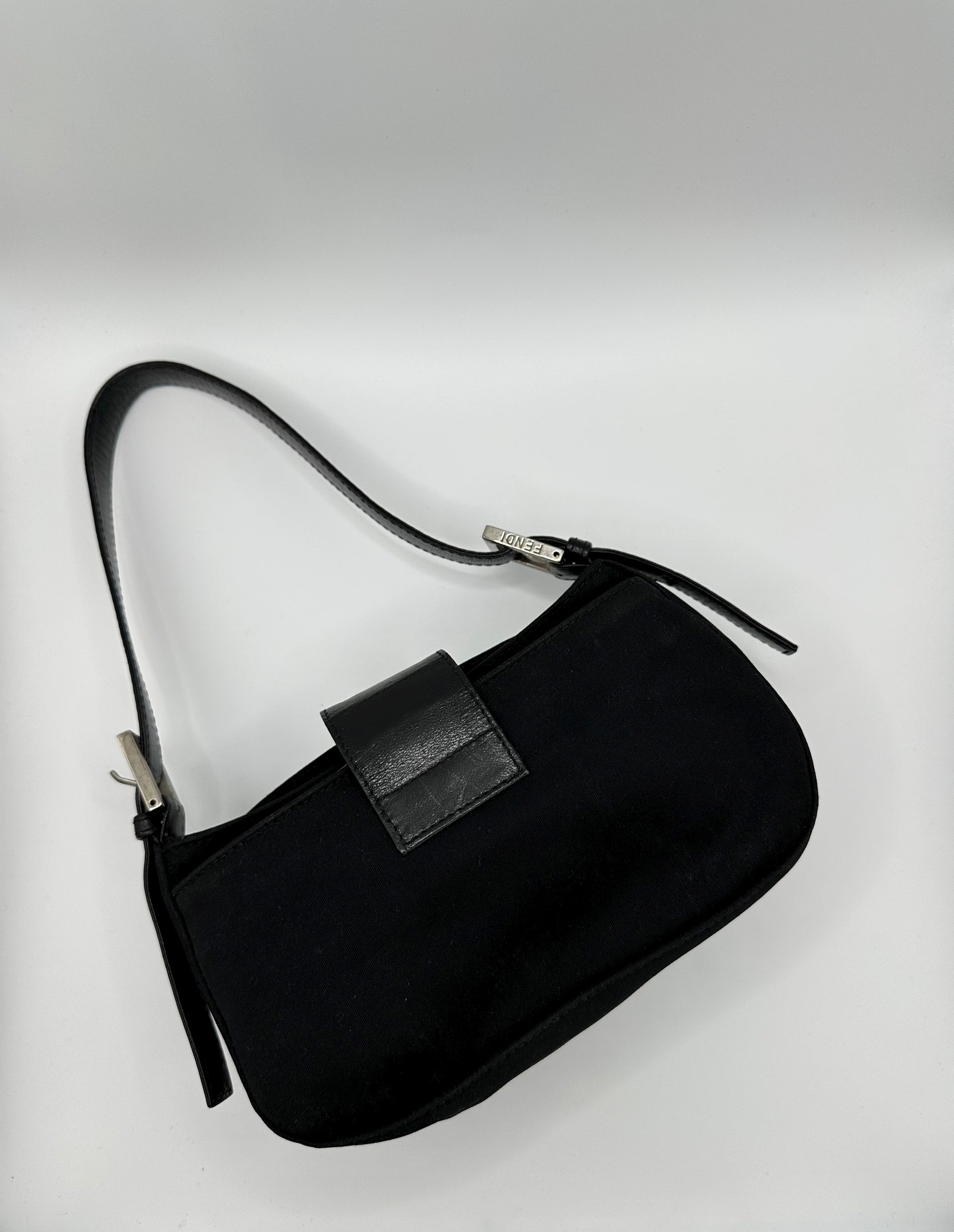 Black Vintage Fendi Croissant back photo