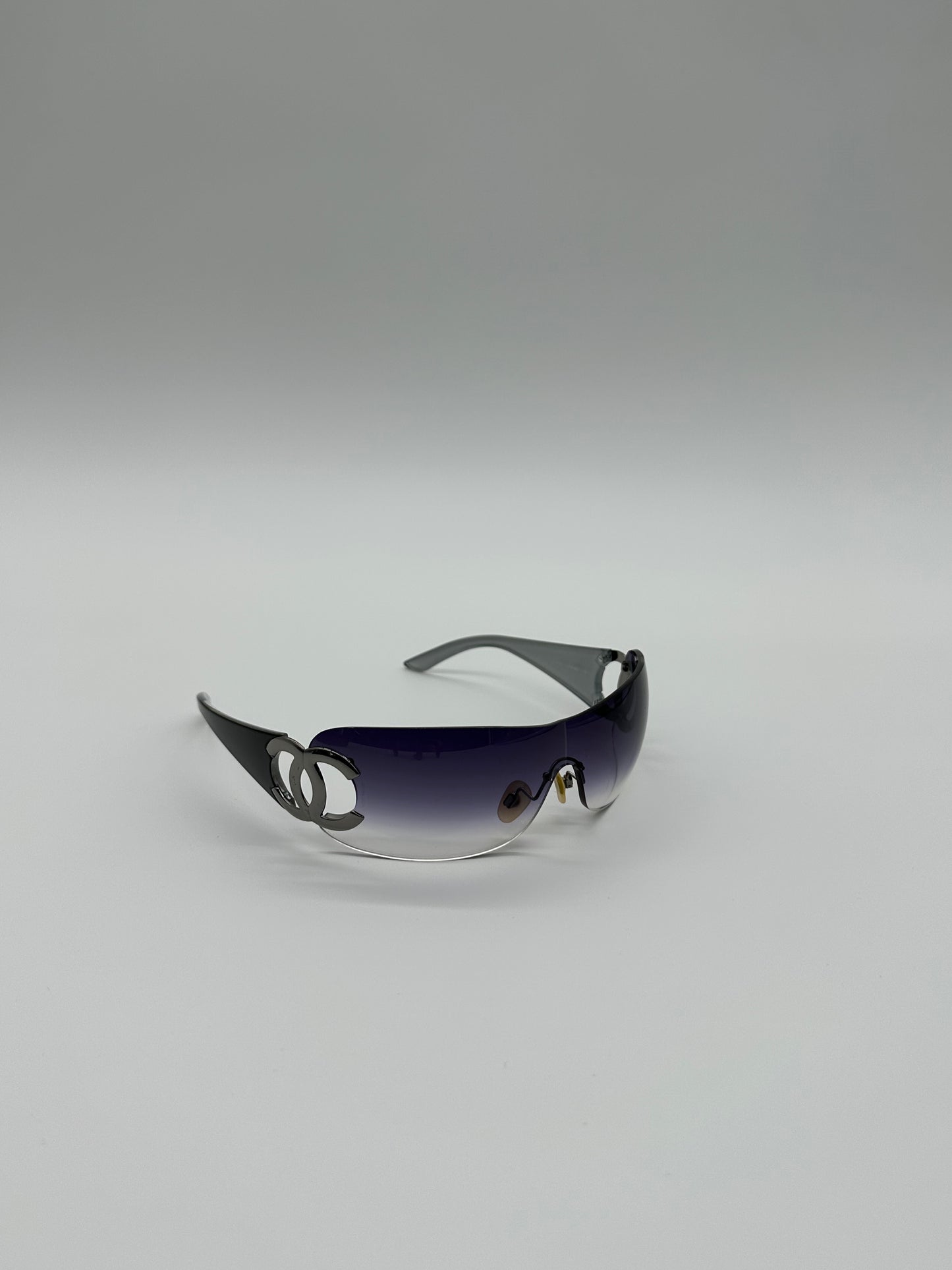 Vintage Chanel Goggle Sunglasses