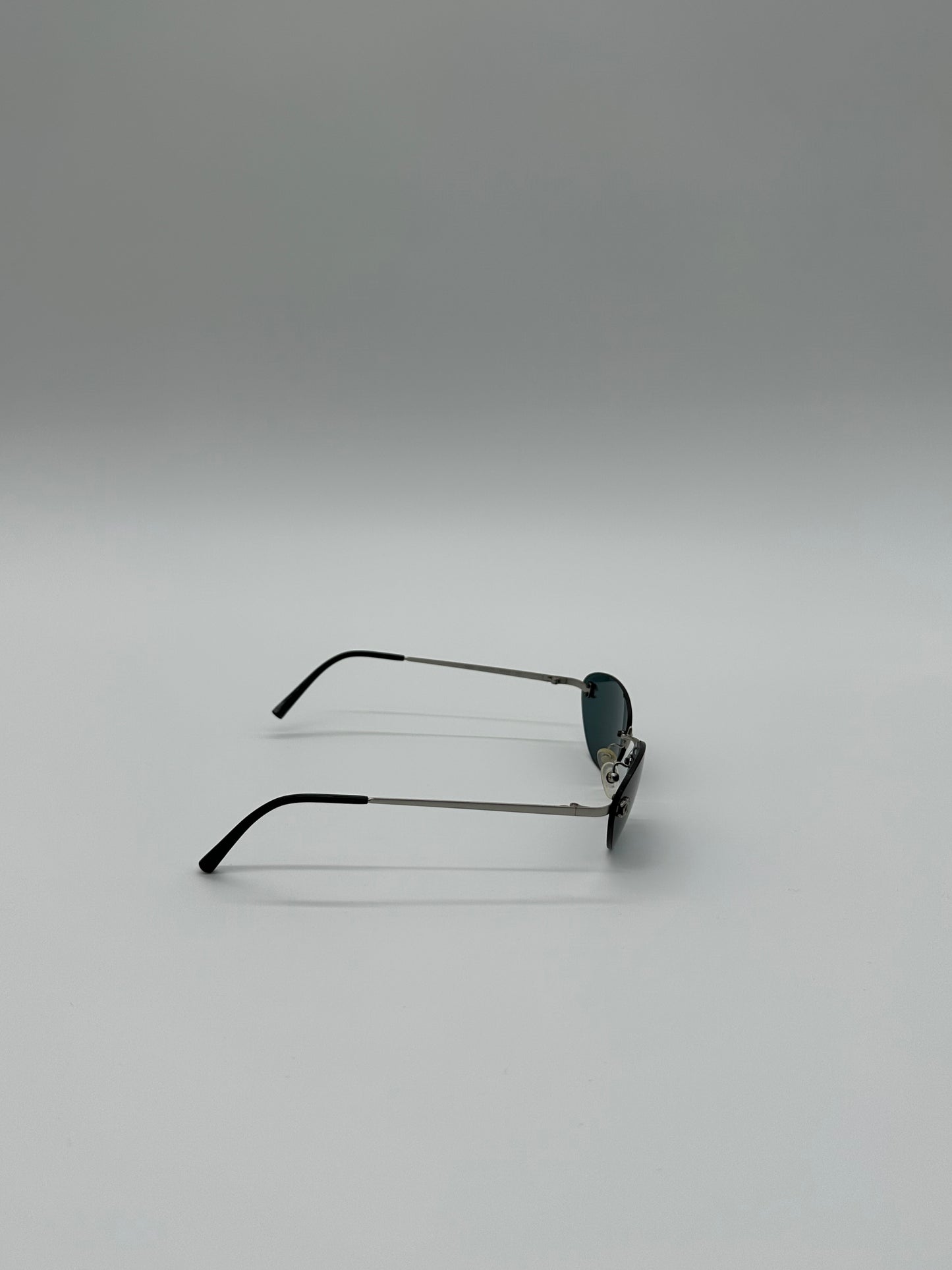 Vintage black oval chanel sunglasses