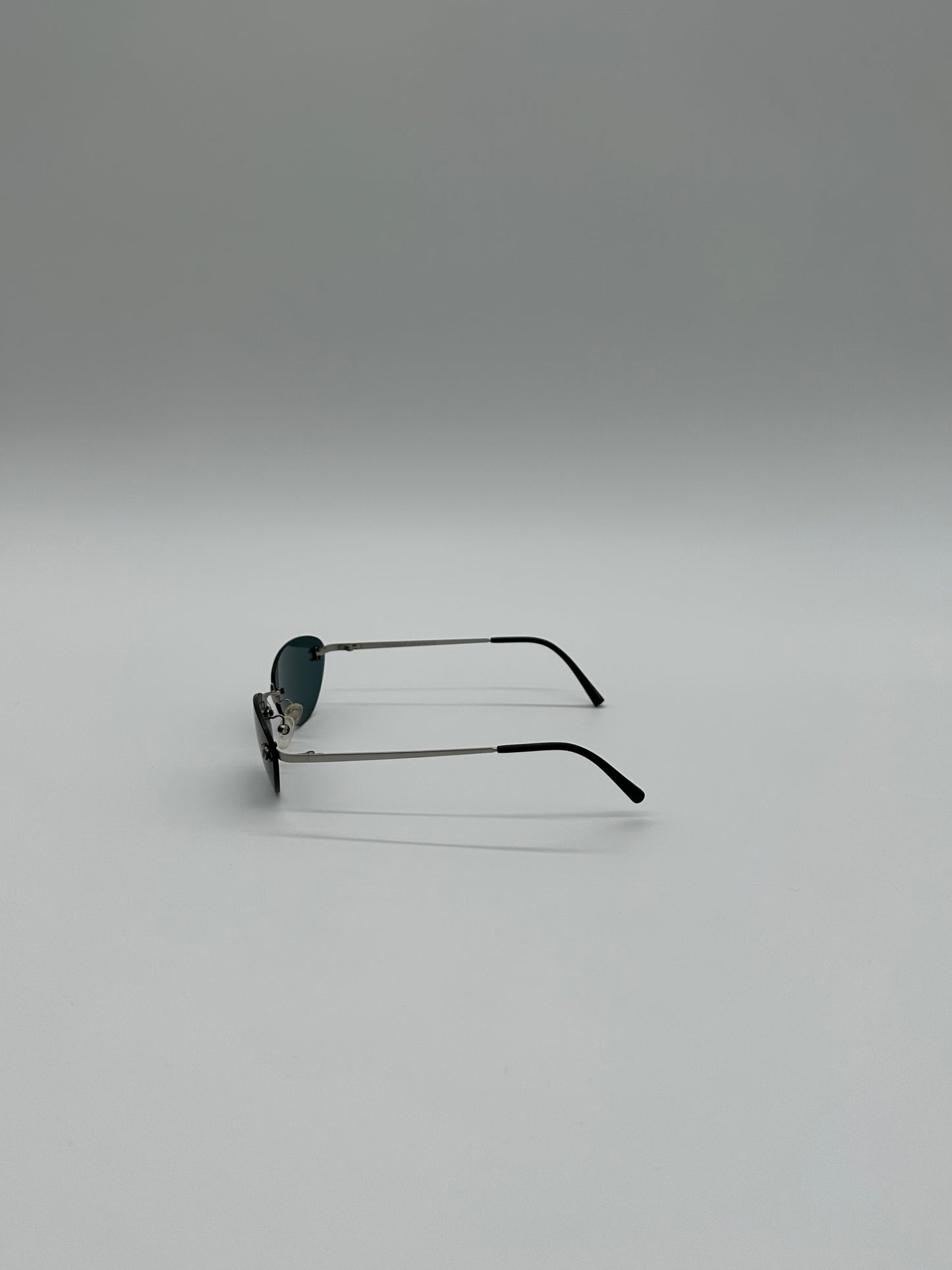 Vintage black oval chanel sunglasses