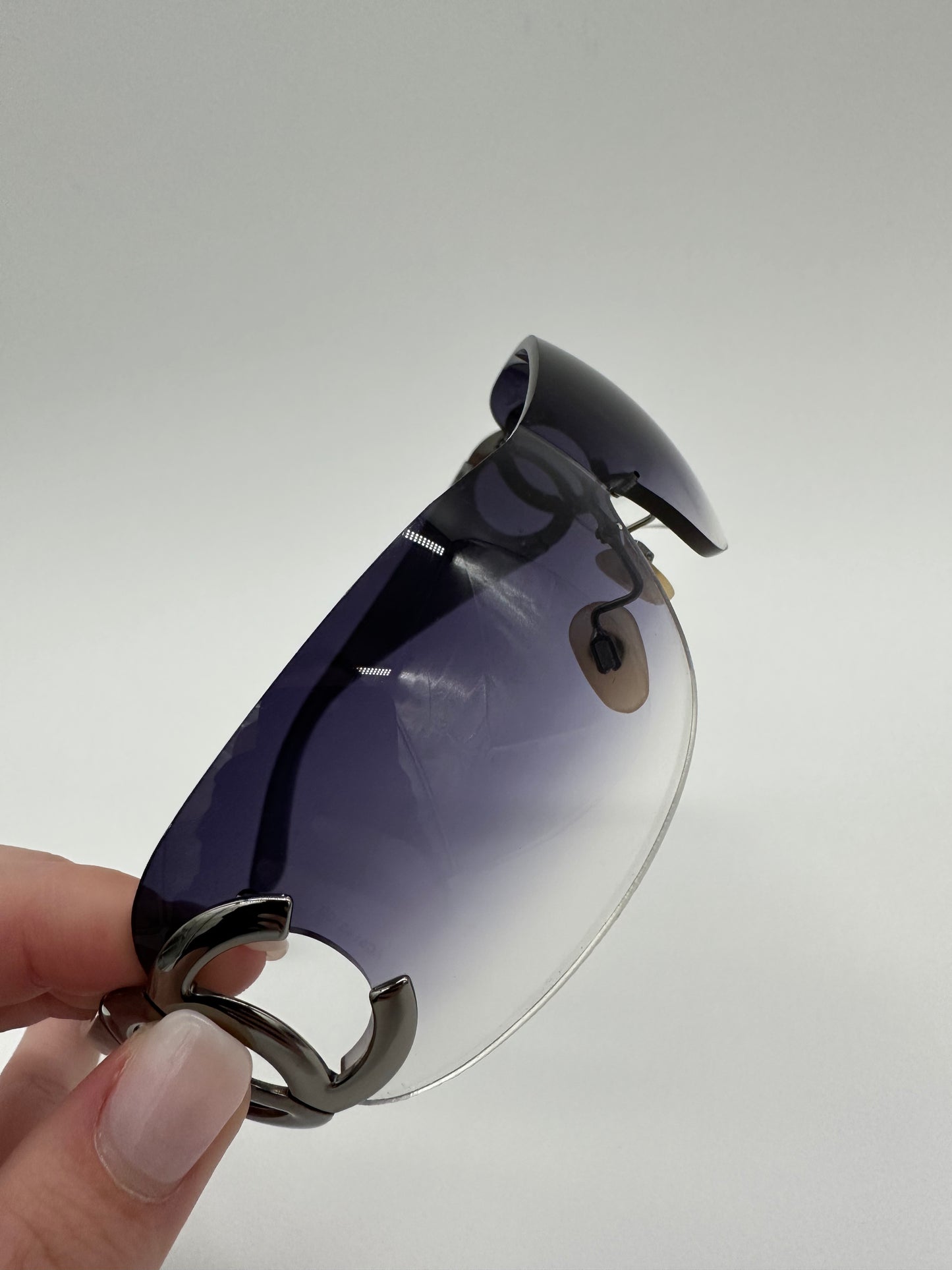 Vintage Chanel Goggle Sunglasses