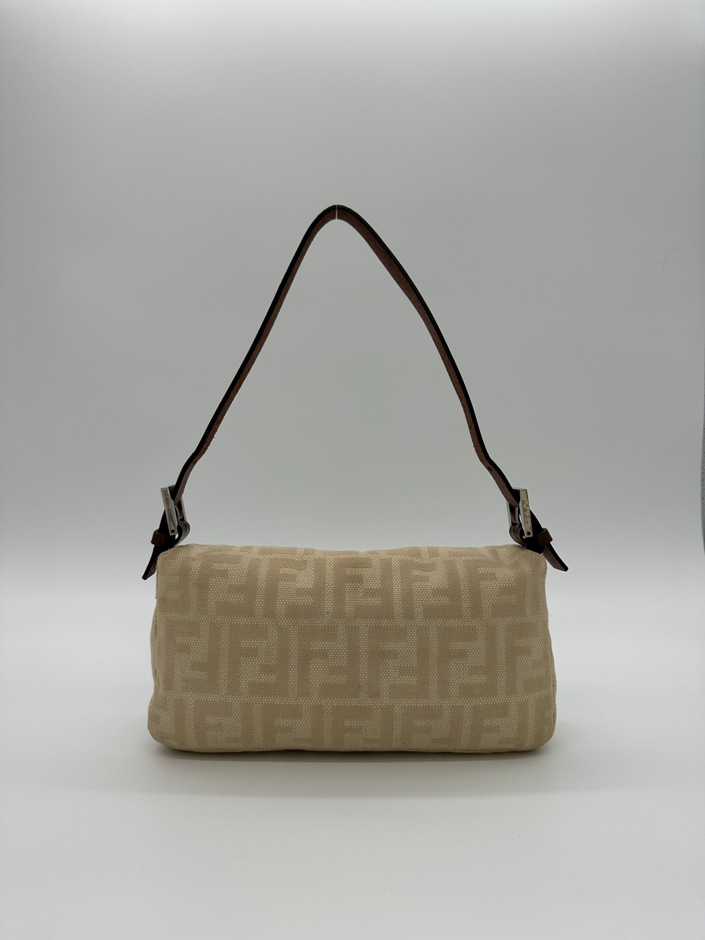 Cream Fendi Baguette