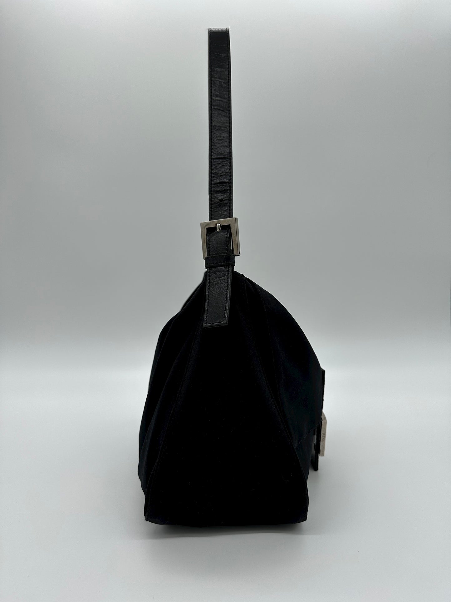 Black Fendi Mamma Baguette
