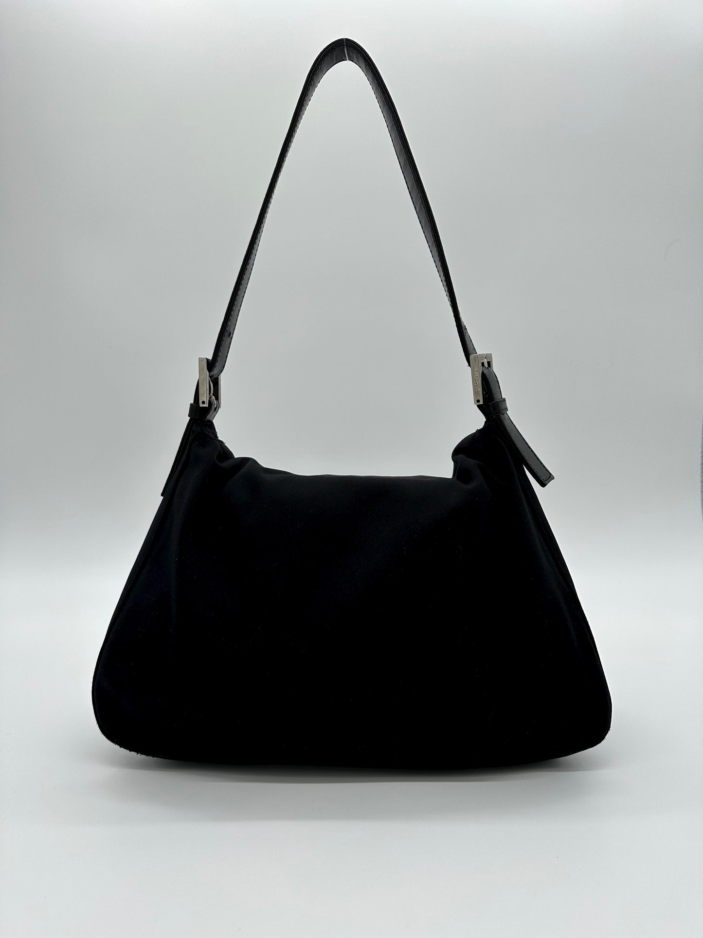 Black Fendi Mamma Baguette