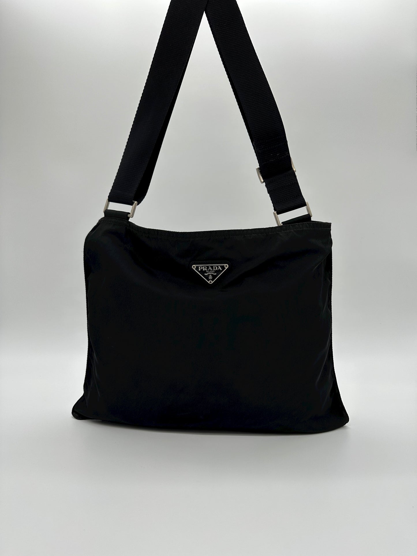 Black Prada Messenger Bag