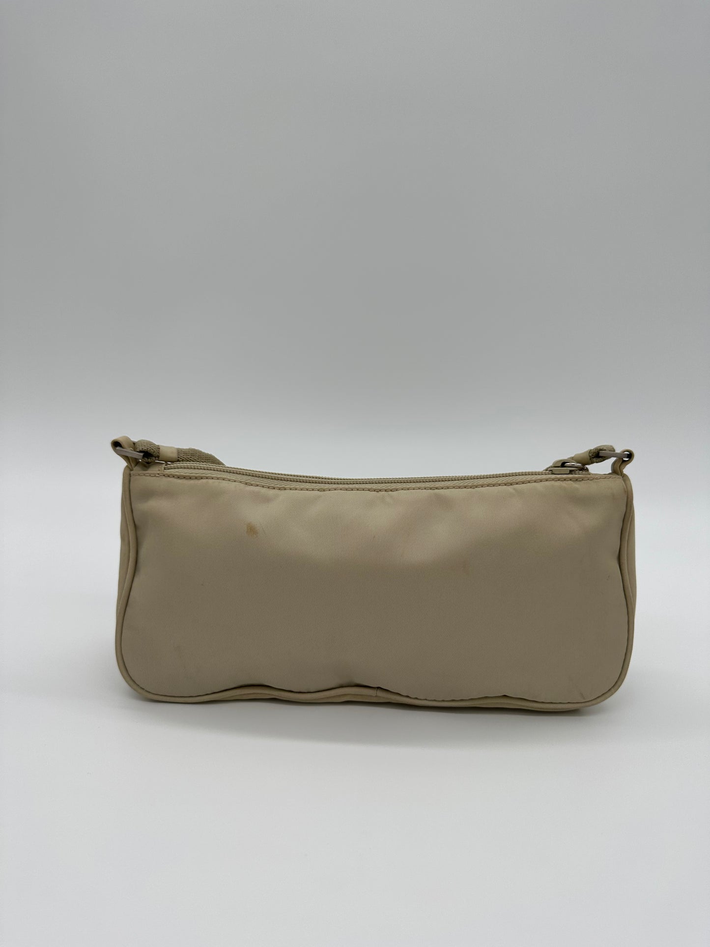 Cream Prada 90s Shoulder Bag