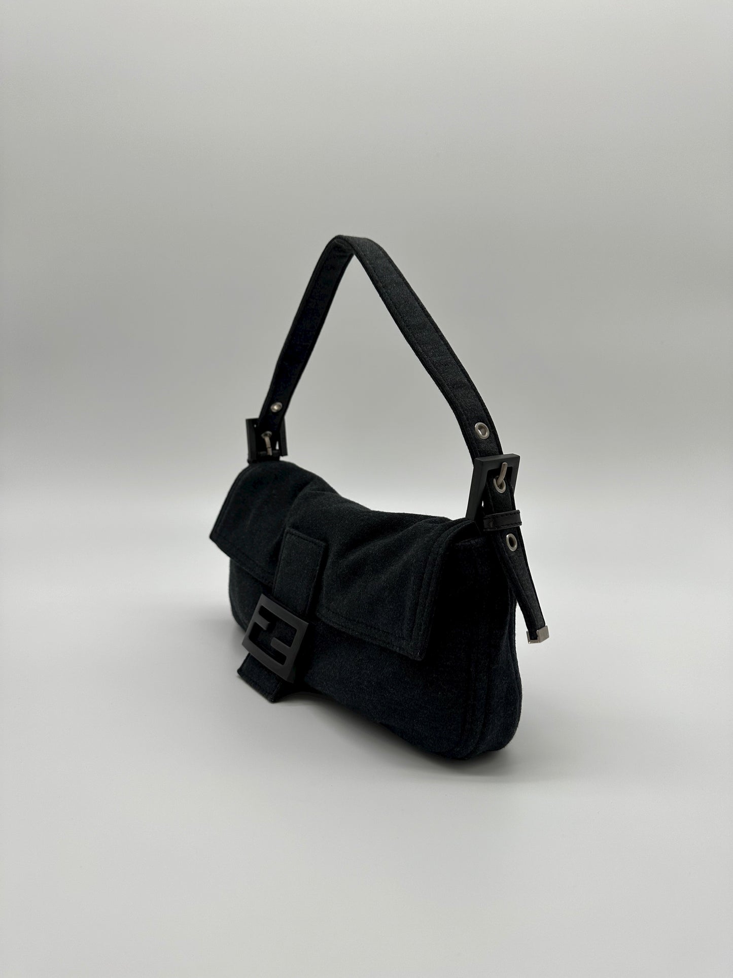 Vintage Grey Fendi Baguette