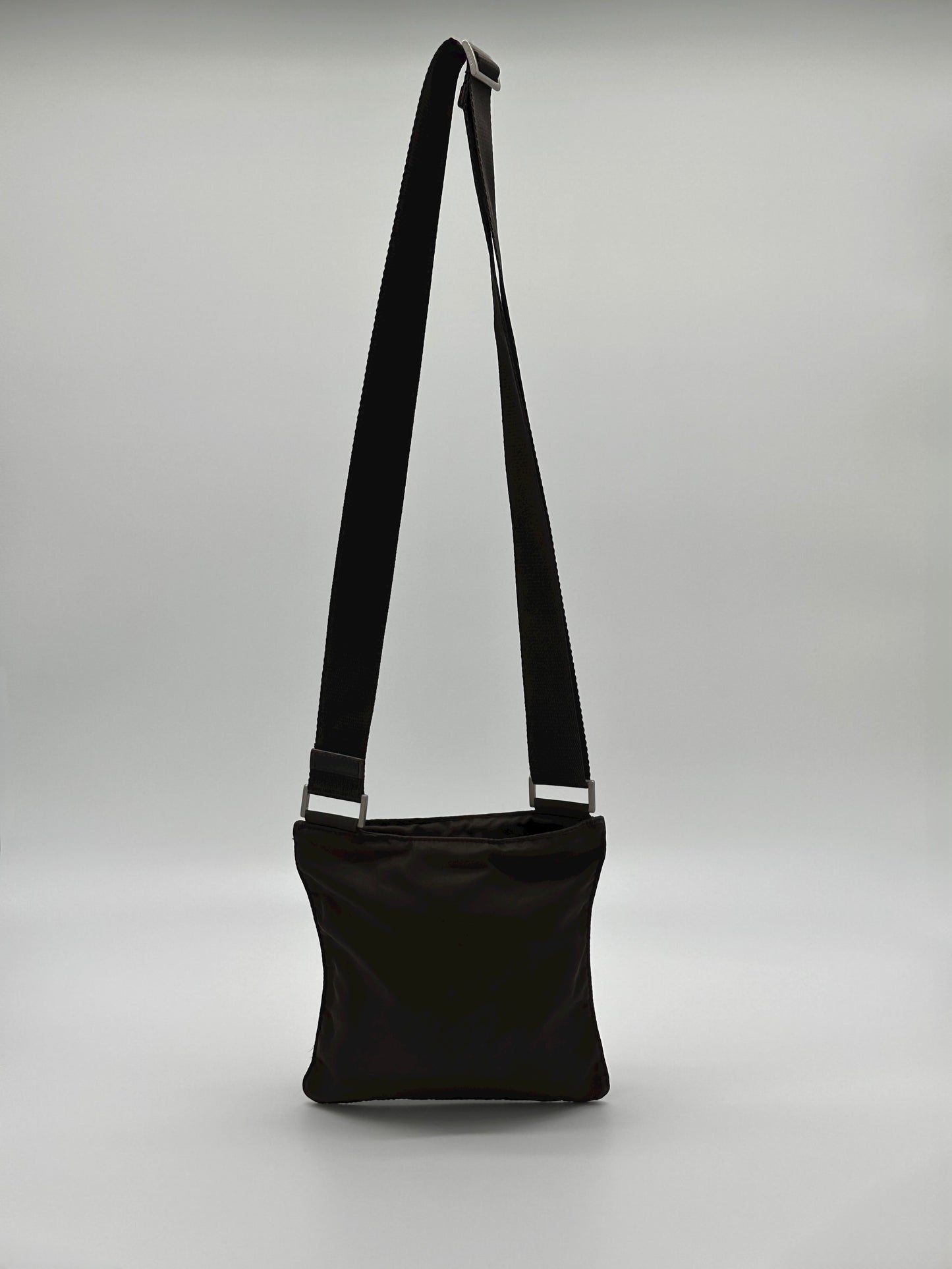 Vintage Brown Prada Messenger Bag