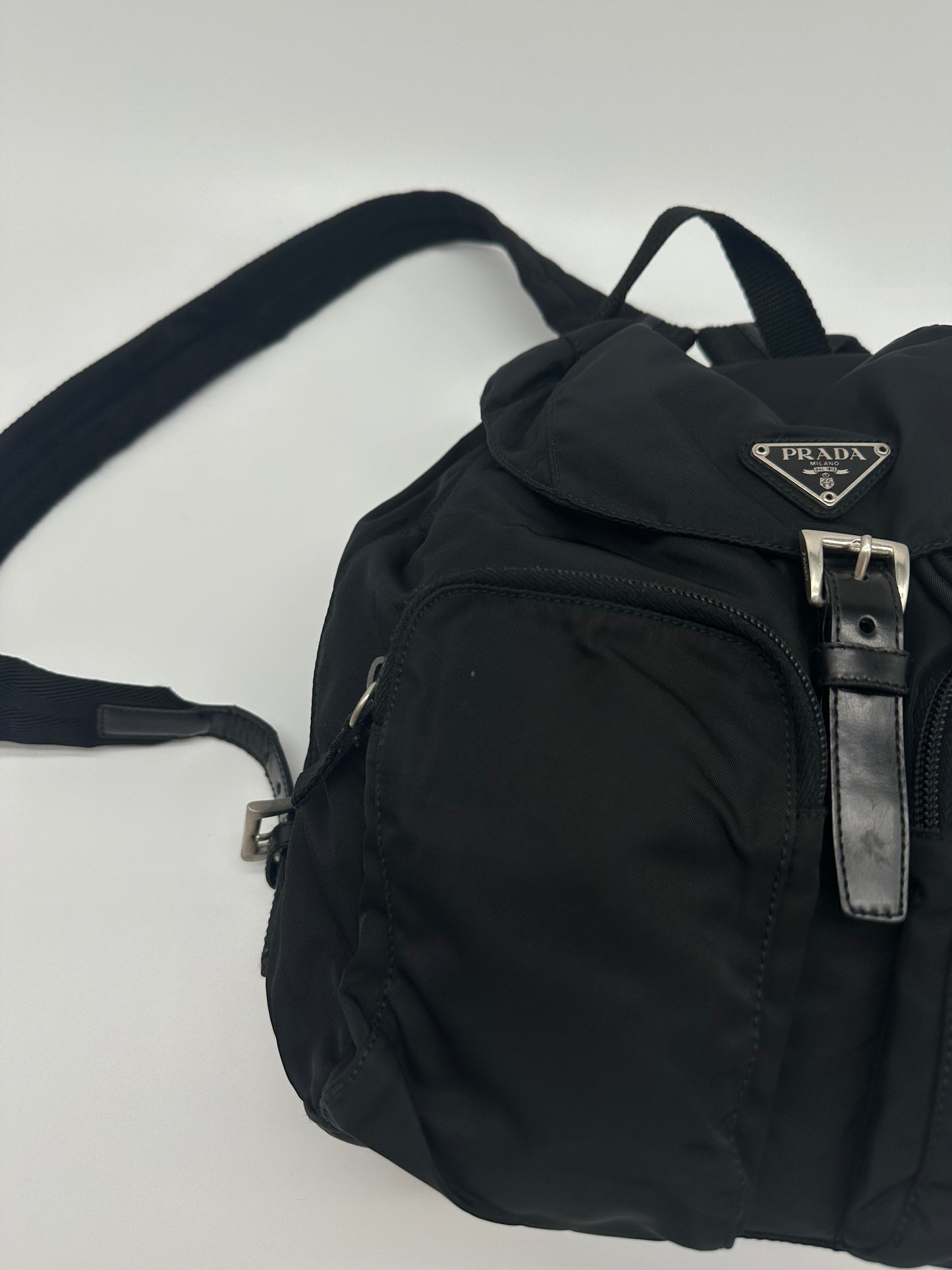 Pre-loved Mini Prada backpack