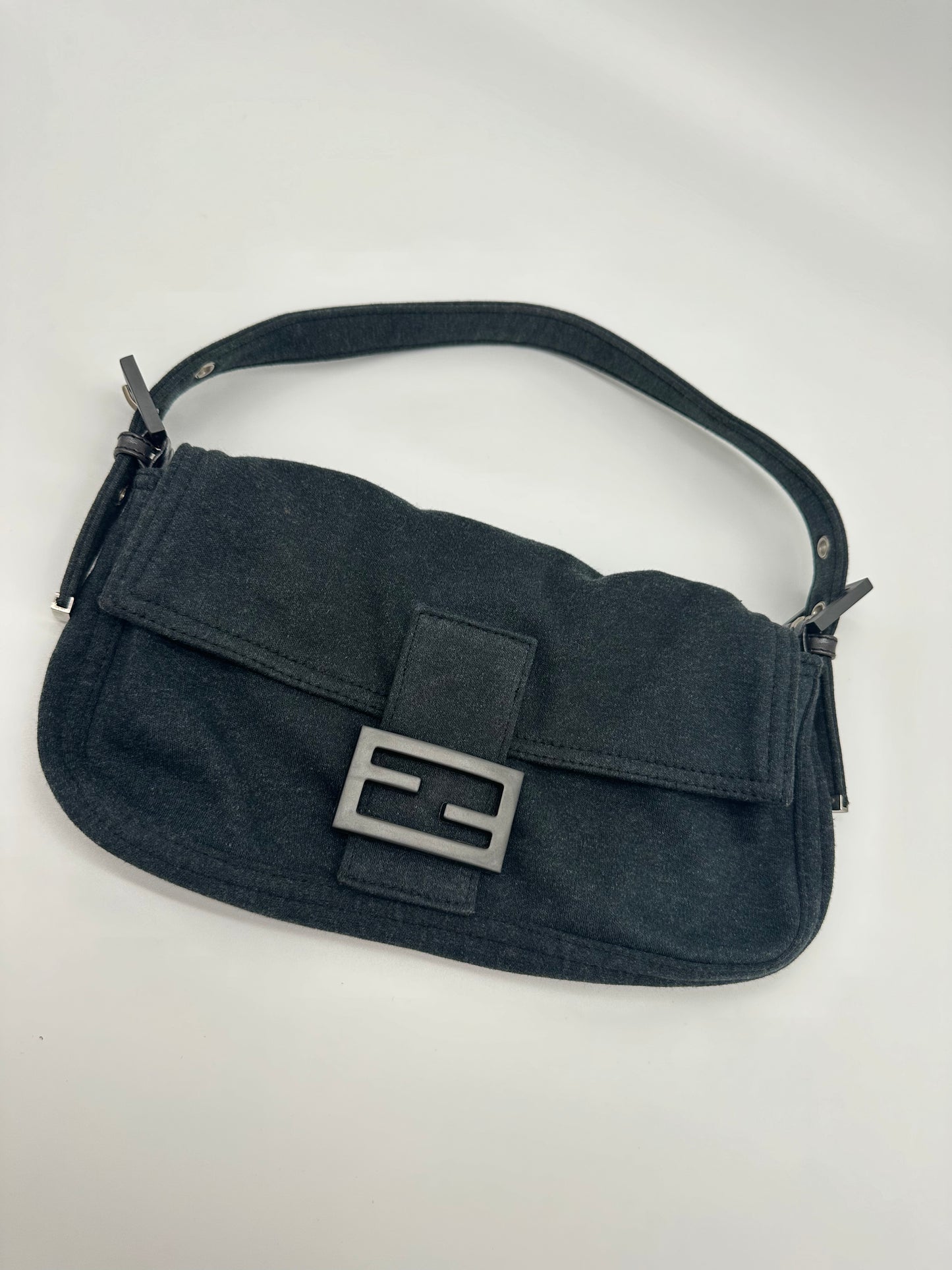 Vintage Grey Fendi Baguette