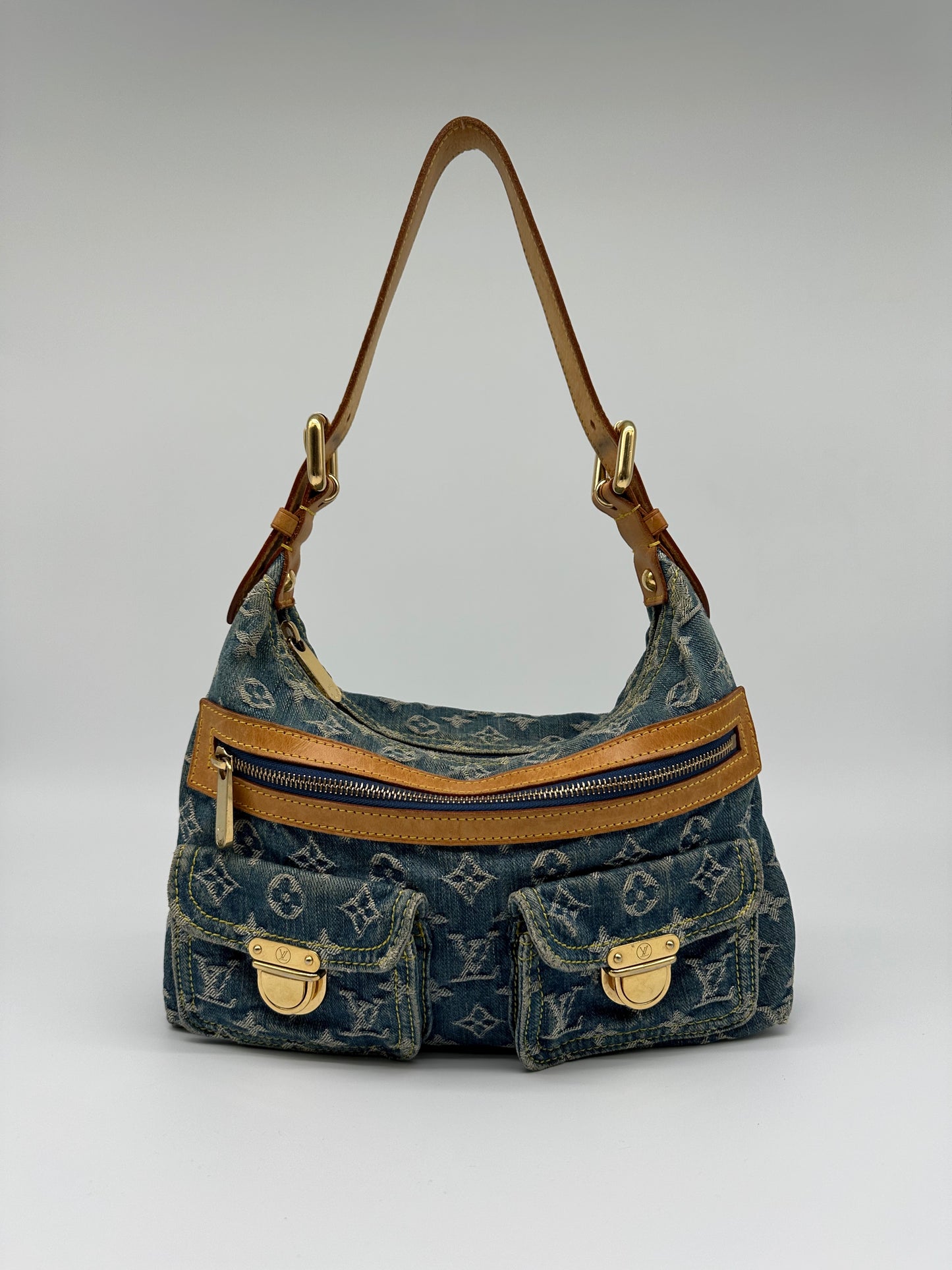 vintage louis vuitton denim baggy pm