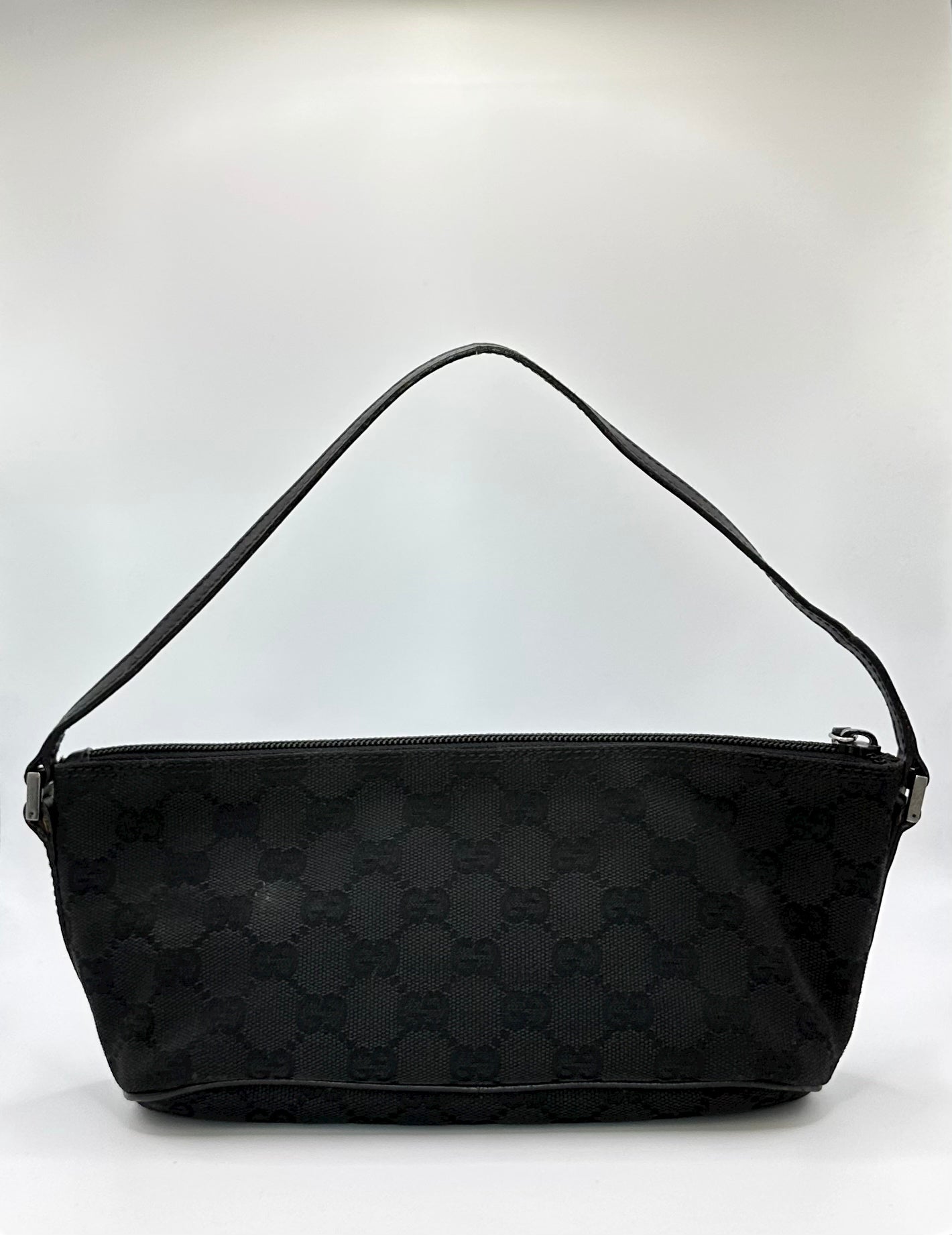 Vintage Gucci Black Boat Pochette