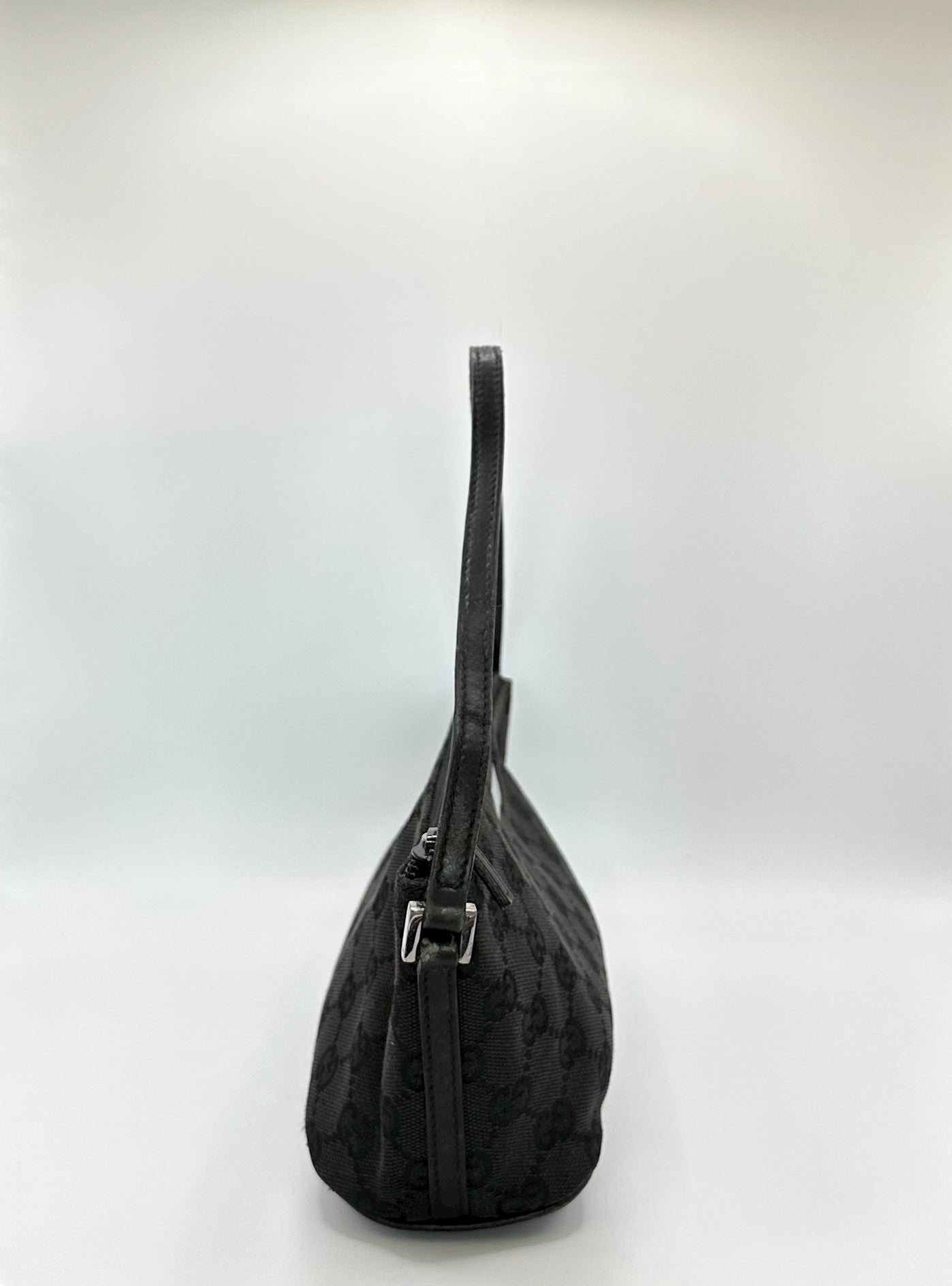 Vintage Gucci Black Boat Pochette