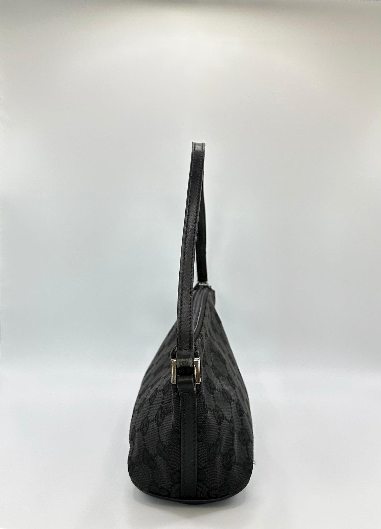 Vintage Gucci Black Boat Pochette