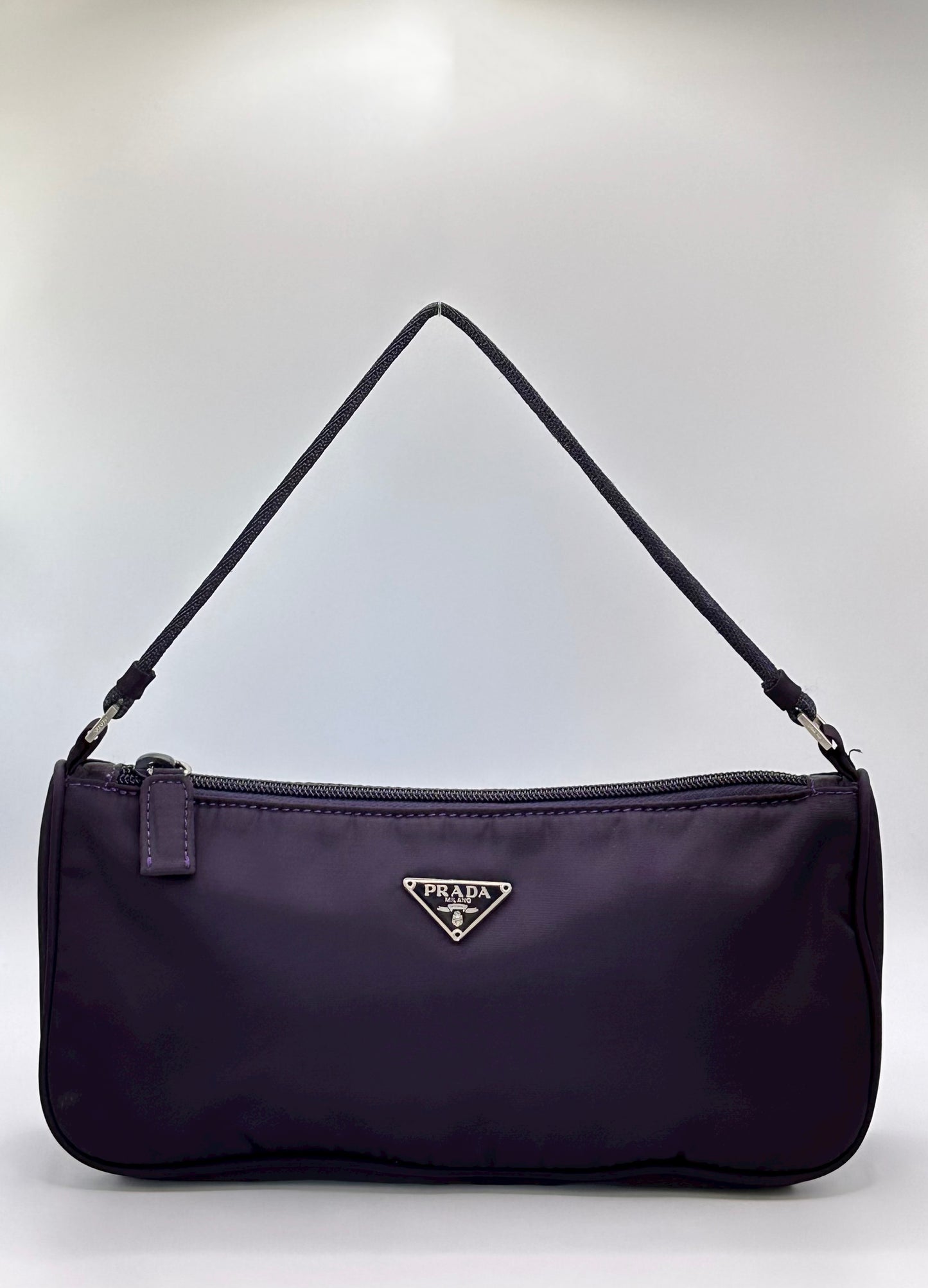 Purple Prada Nylon shoulder bag