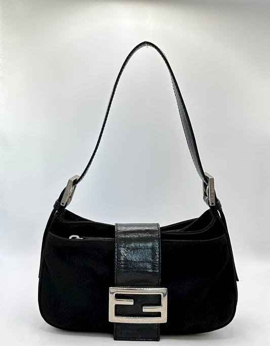 Black Vintage Fendi Croissant front photo