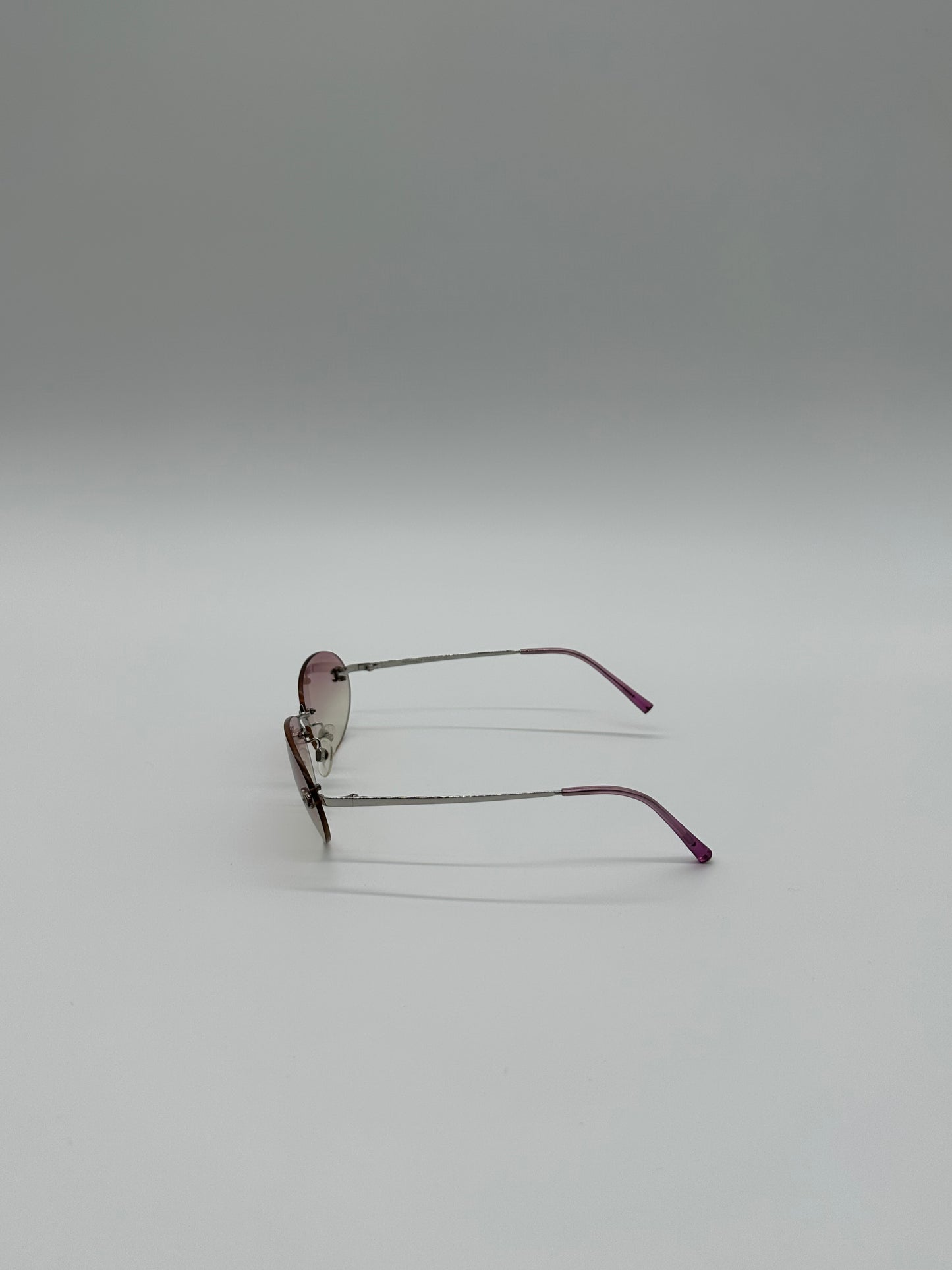 Vintage Pink Oval Chanel Sunglasses