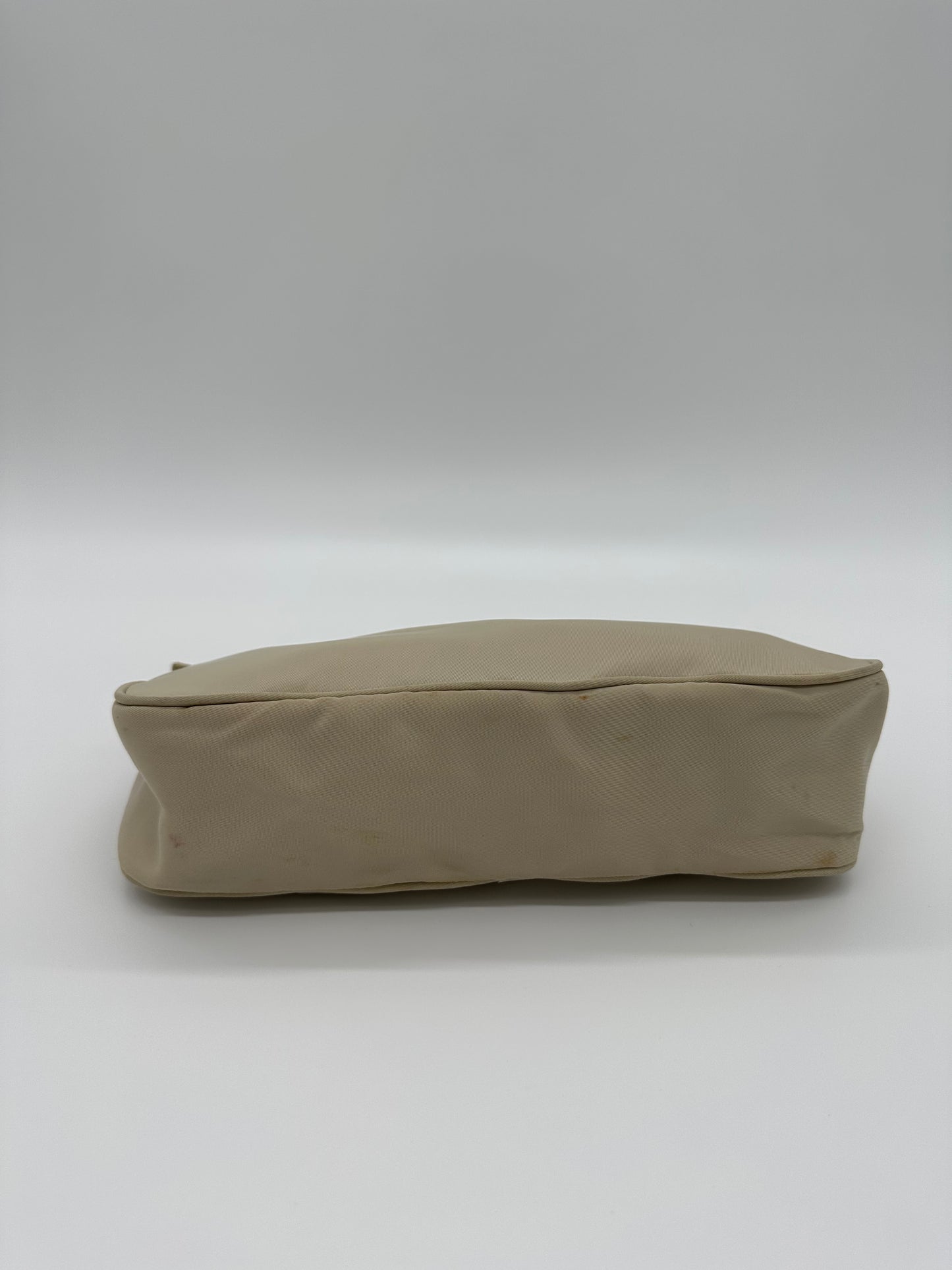 Cream Prada 90s Shoulder Bag