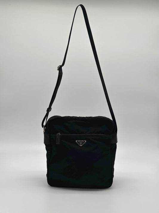 Vintage Black Prada Messenger Bag