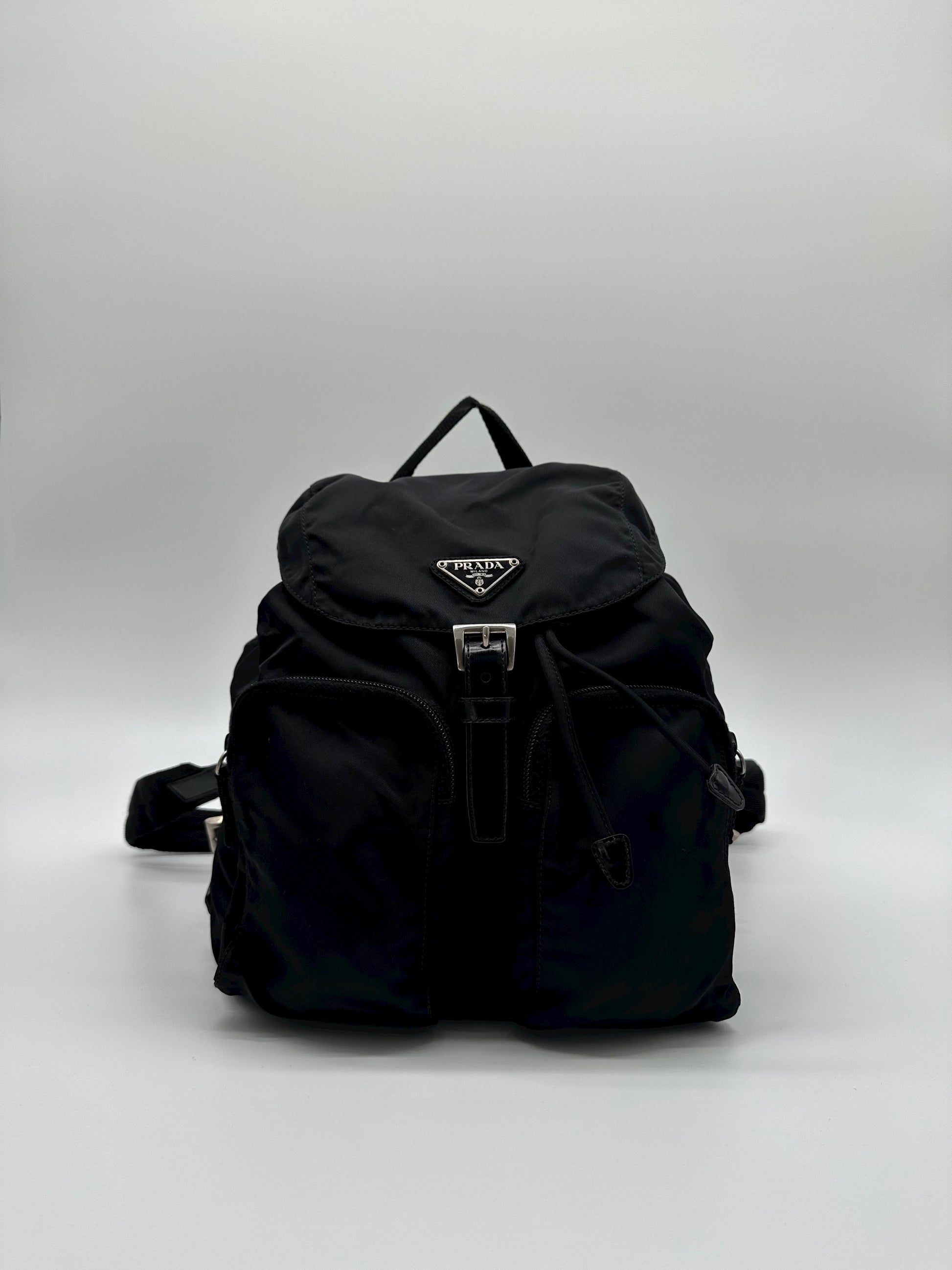 Office Siren: Pre-Loved Mini Prada Backpack – by nothing new